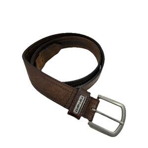 Carhartt Brown Genuine Leather Work/Utility Belt Buckle 54” Long 2230 Sz 46